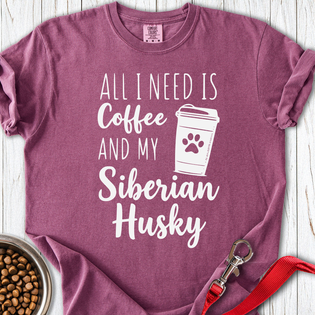 Husky Coffee Premium Tee Berry