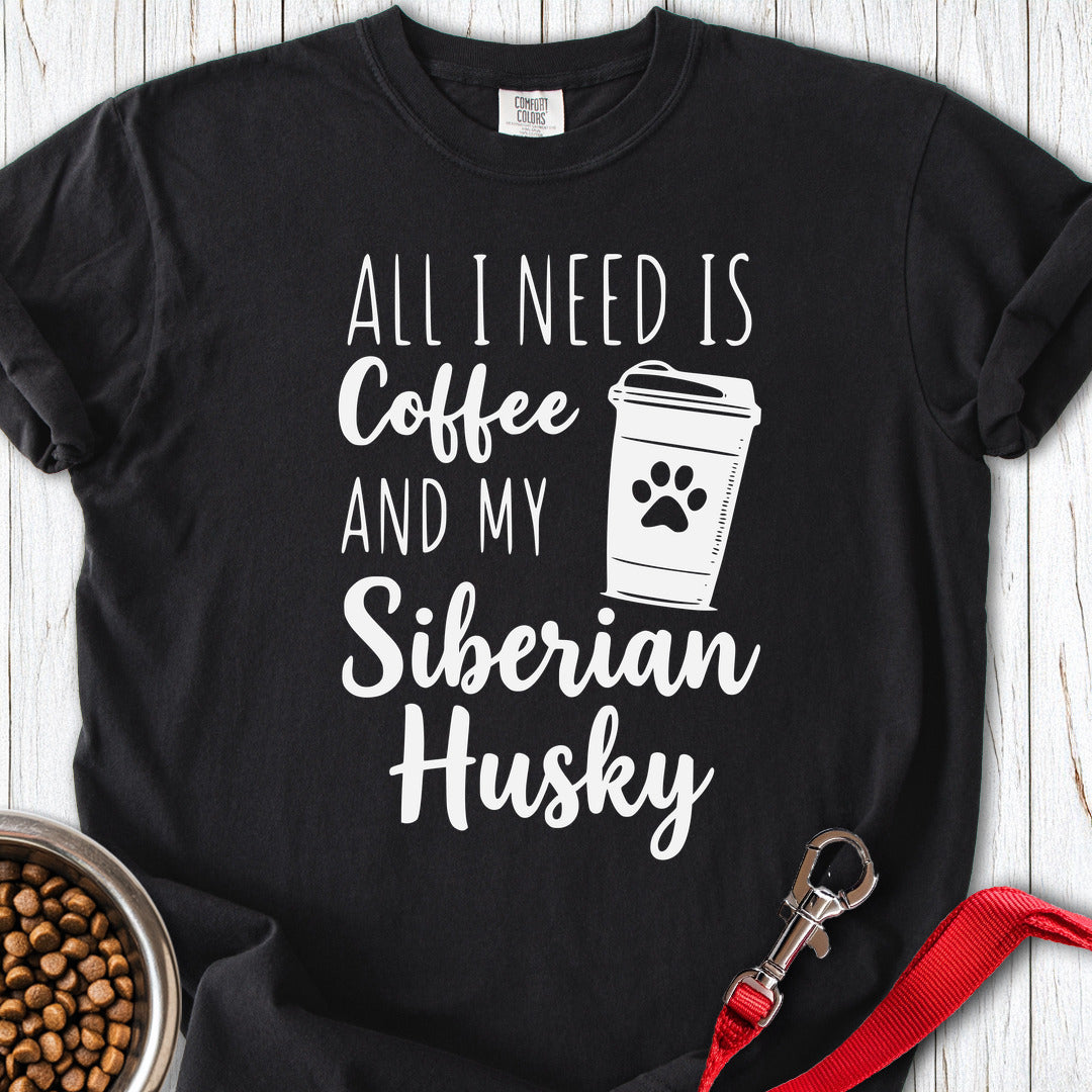 Husky Coffee Premium Tee Black