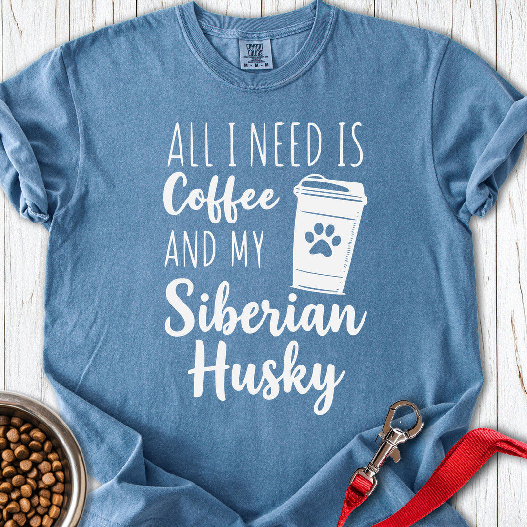 Husky Coffee Premium Tee Blue Jean