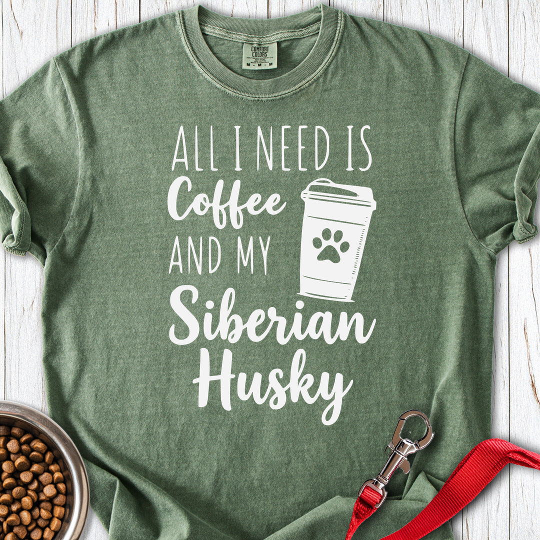 Husky Coffee Premium Tee Moss