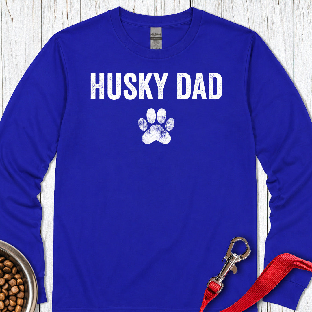 Husky Dad Long Sleeve — Royal