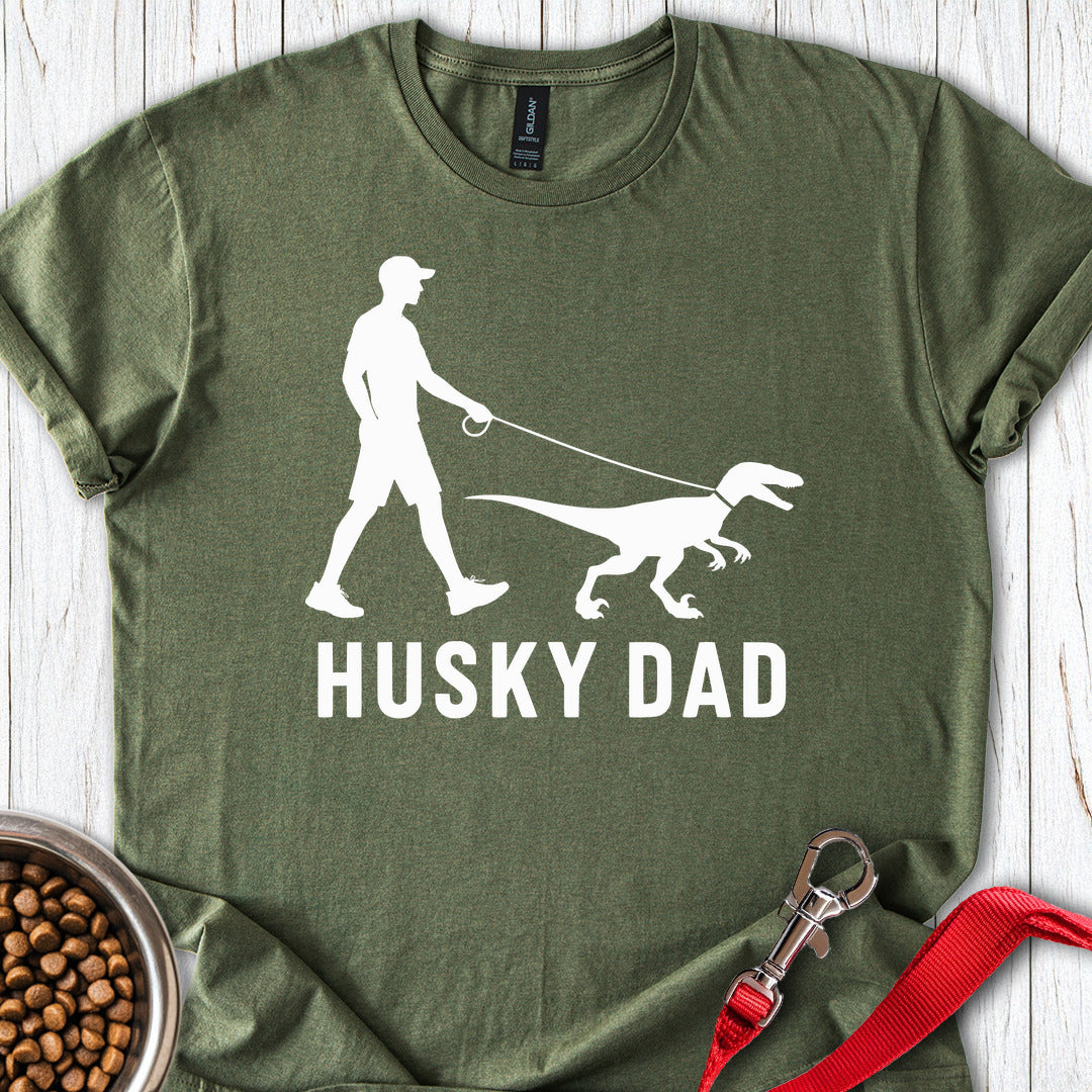 Husky Dad Velociraptor Military Green