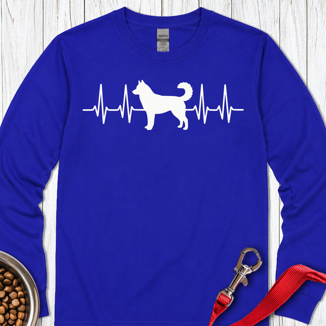 Husky Heartbeat Long Sleeve — Royal