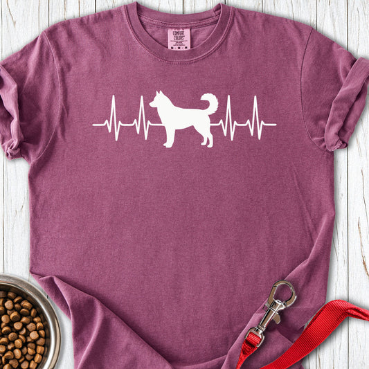 Husky Heartbeat Premium Tee Berry