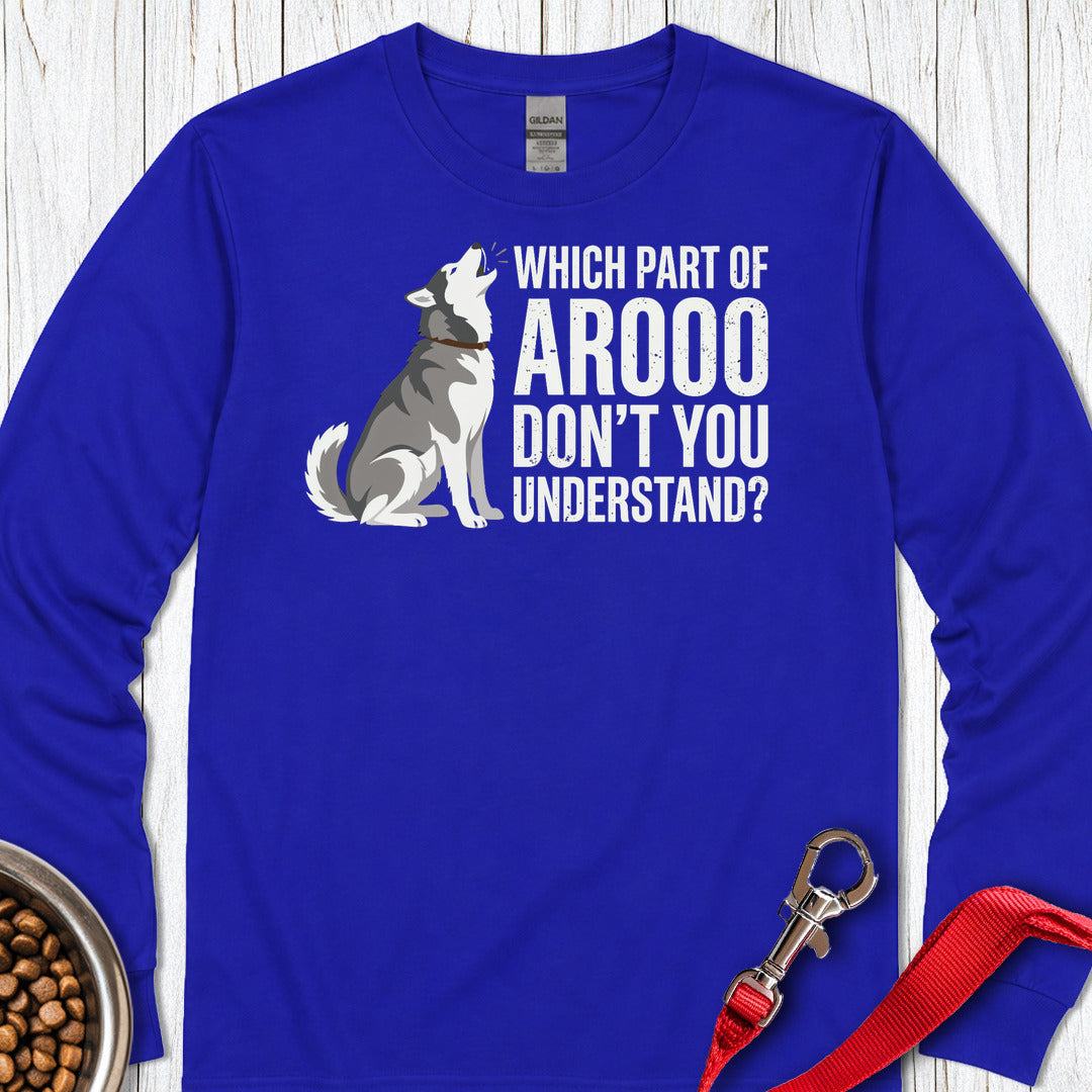 Husky Howling Long Sleeve — Royal