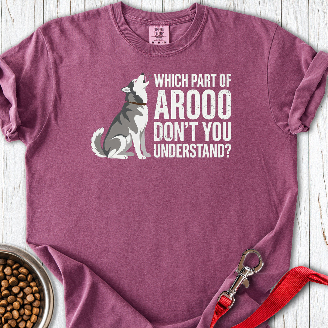 Husky Howling Premium Tee Berry