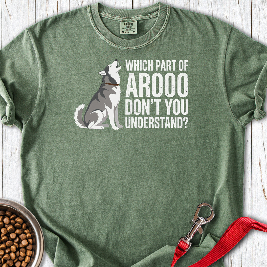 Husky Howling Premium Tee Moss