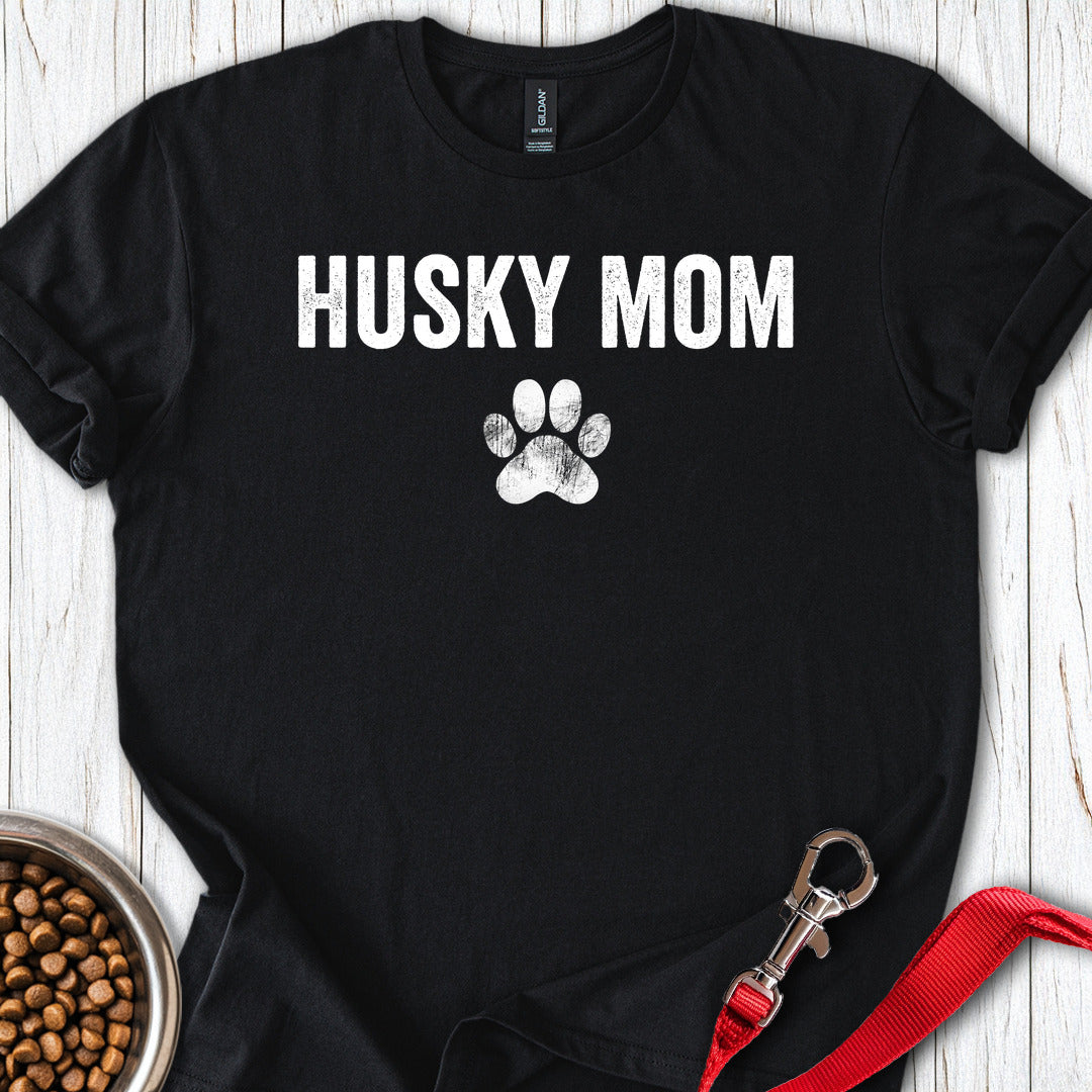 Husky Mom Black