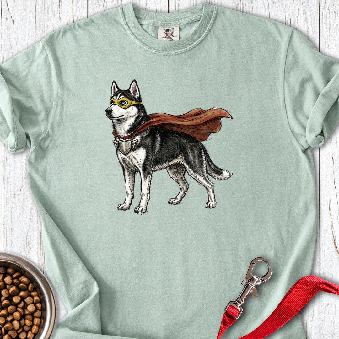 Husky Superhero Premium Tee Bay