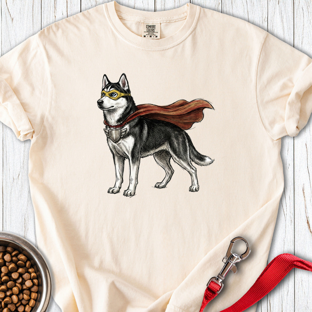 Husky Superhero Premium Tee Ivory