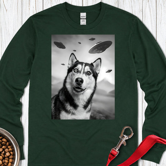 Husky UFO Long Sleeve — Forest Green