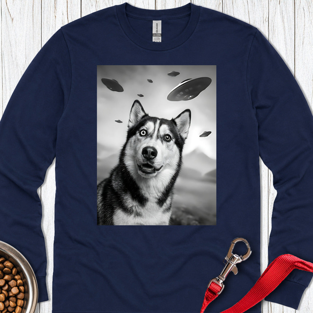 Husky UFO Long Sleeve — Navy