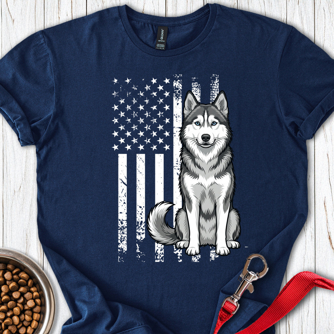 Husky USA Flag Navy