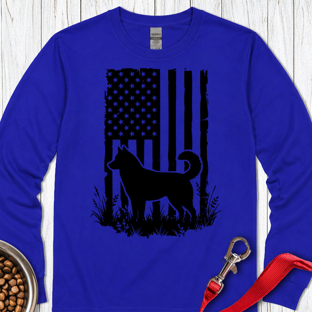 Husky USA Long Sleeve — Royal