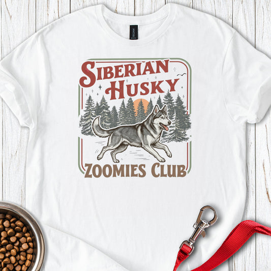 Husky Zoomies Club White