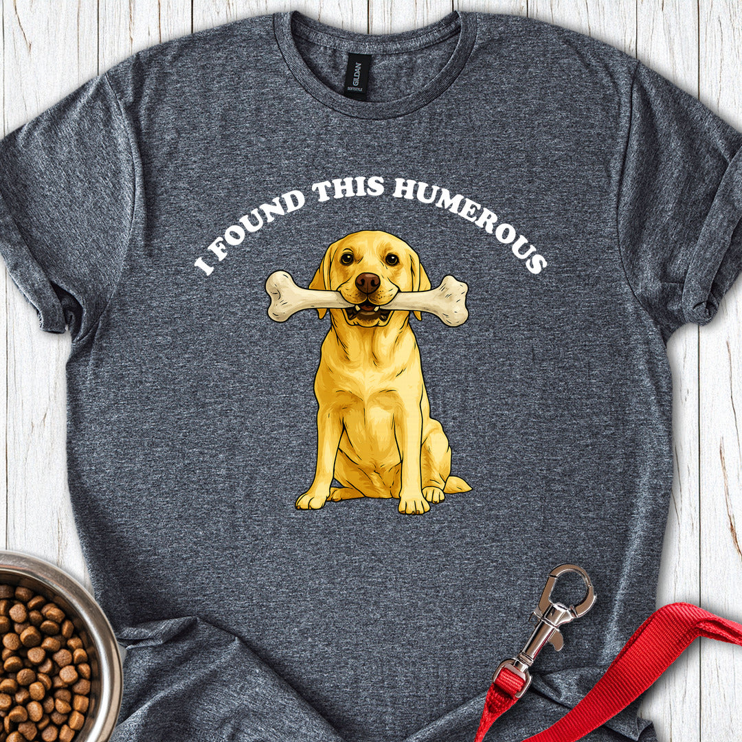 I Found This Humerous Yellow Lab Dark Heather