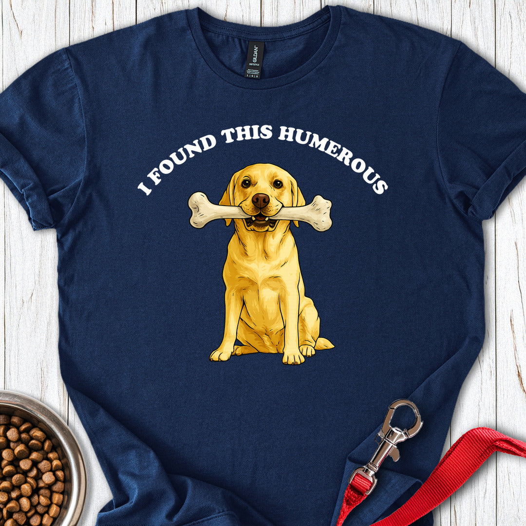 I Found This Humerous Yellow Lab Navy