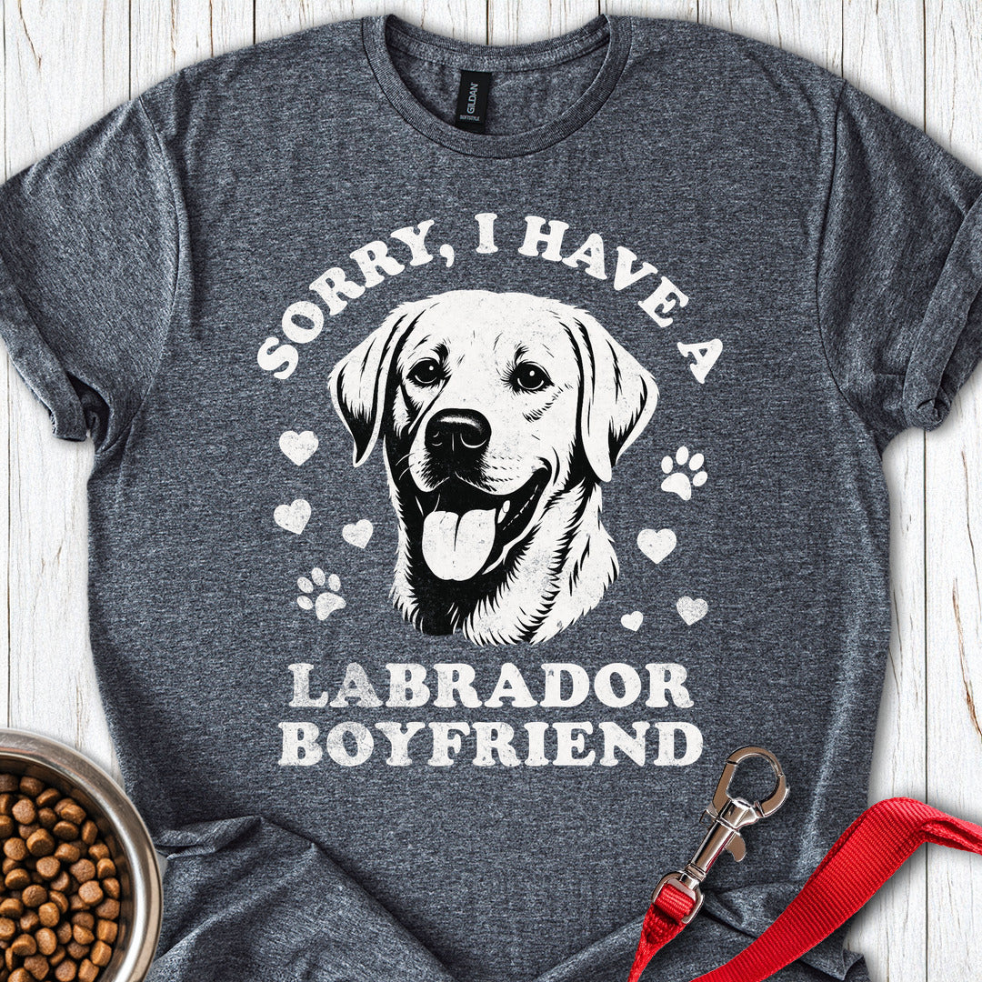 I Have a Labrador Boyfriend Dark Heather