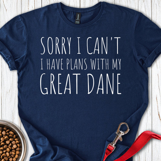 I Have Plans With My Great Dane Navy
