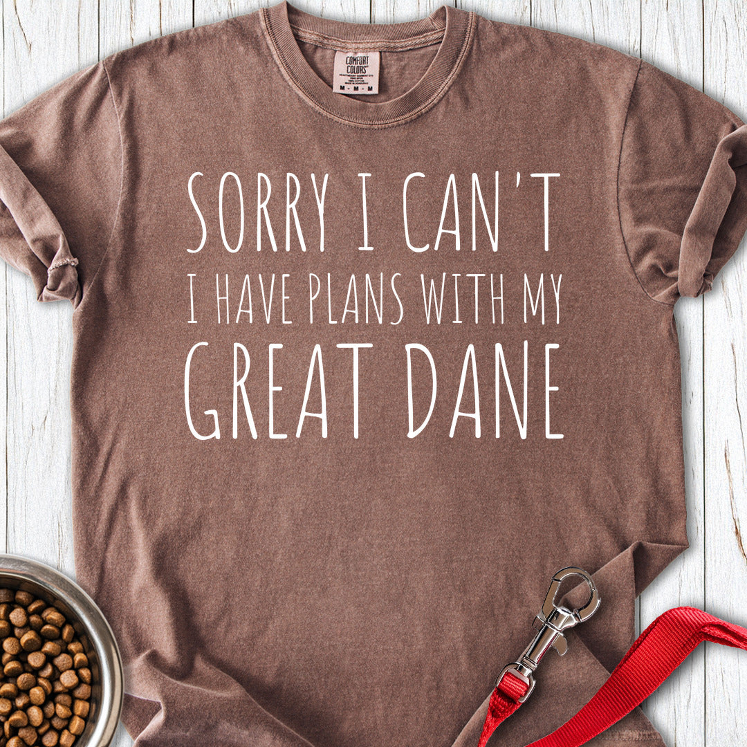 I Have Plans With My Great Dane Premium Tee — Espresso