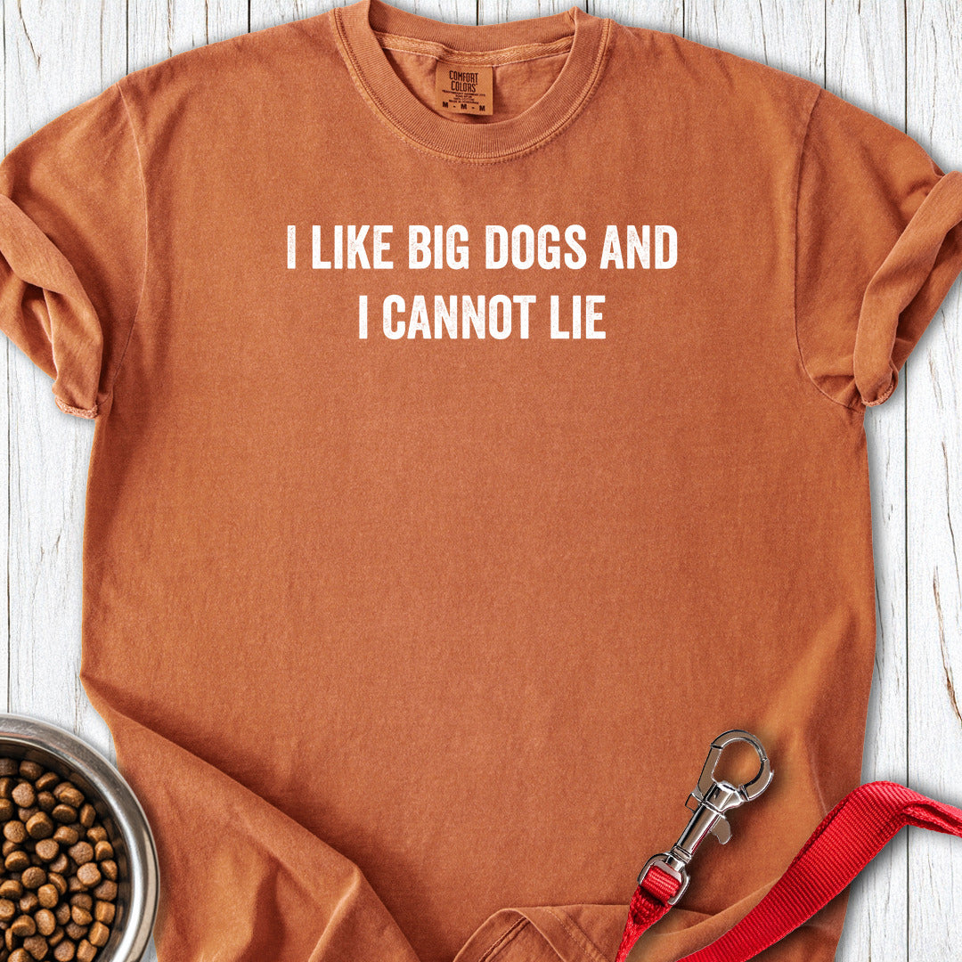 I Like Big Dogs Premium Tee — Yam