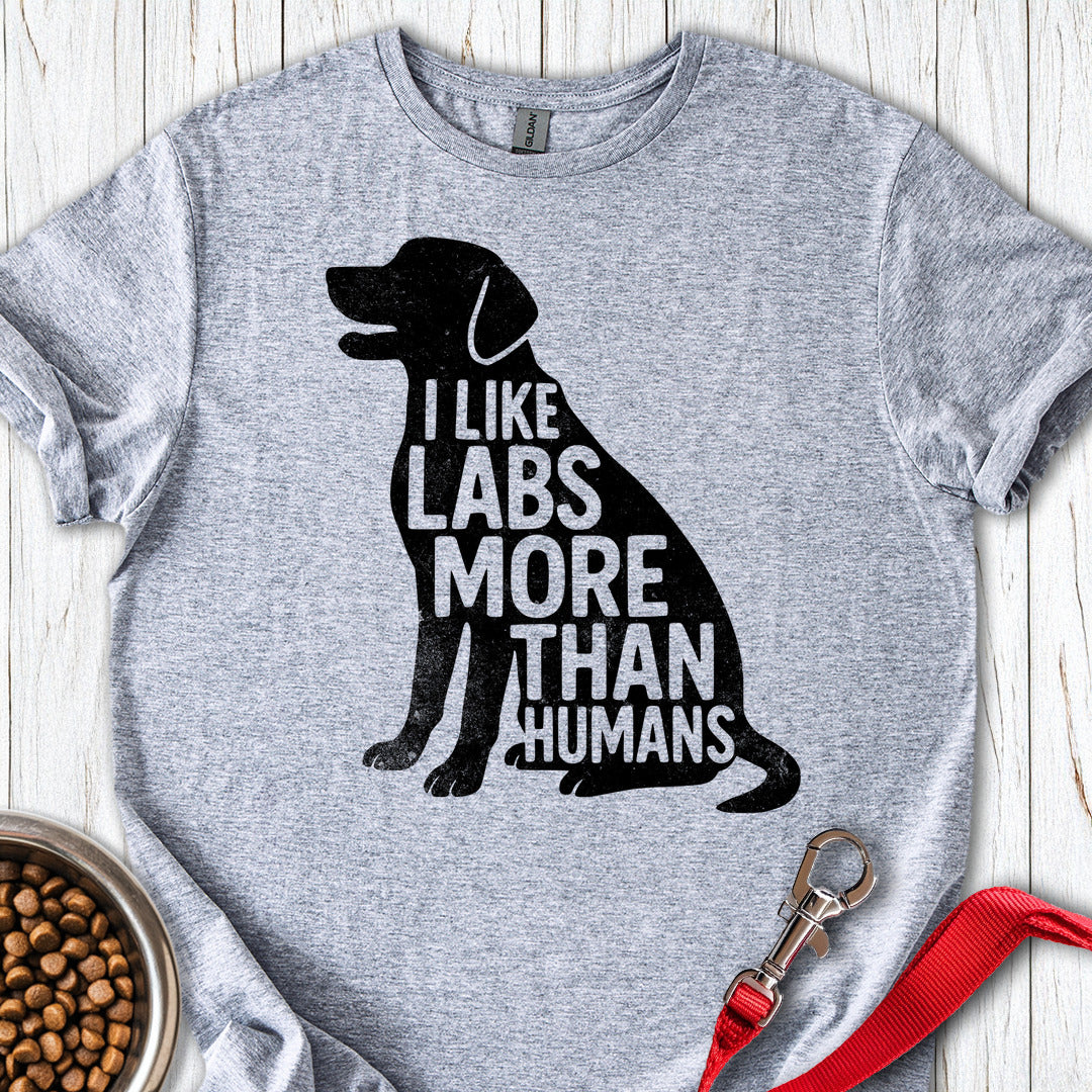 I Like Labs More Than Humans Sport Grey