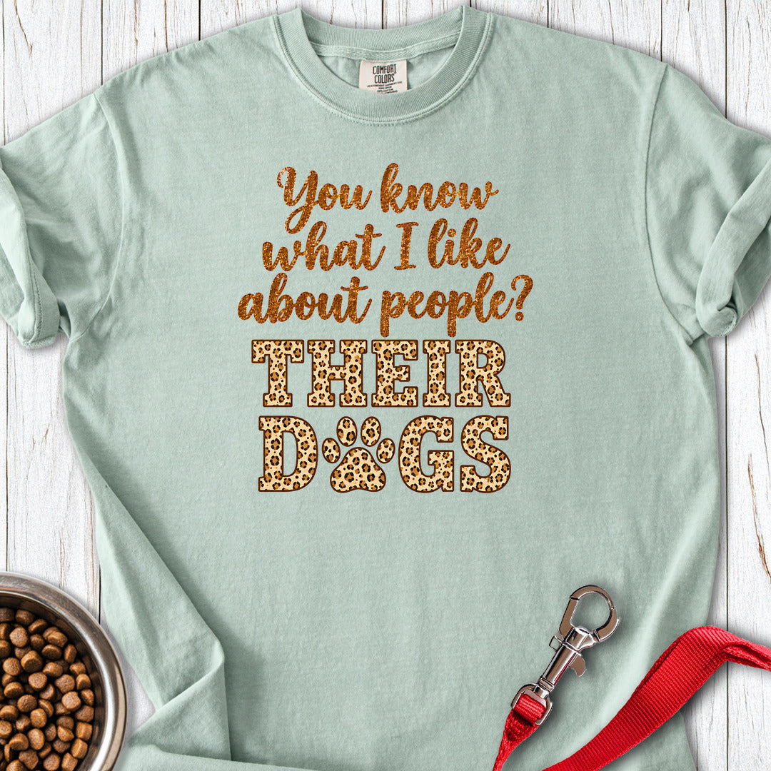 I Love Dogs Premium Tee Bay