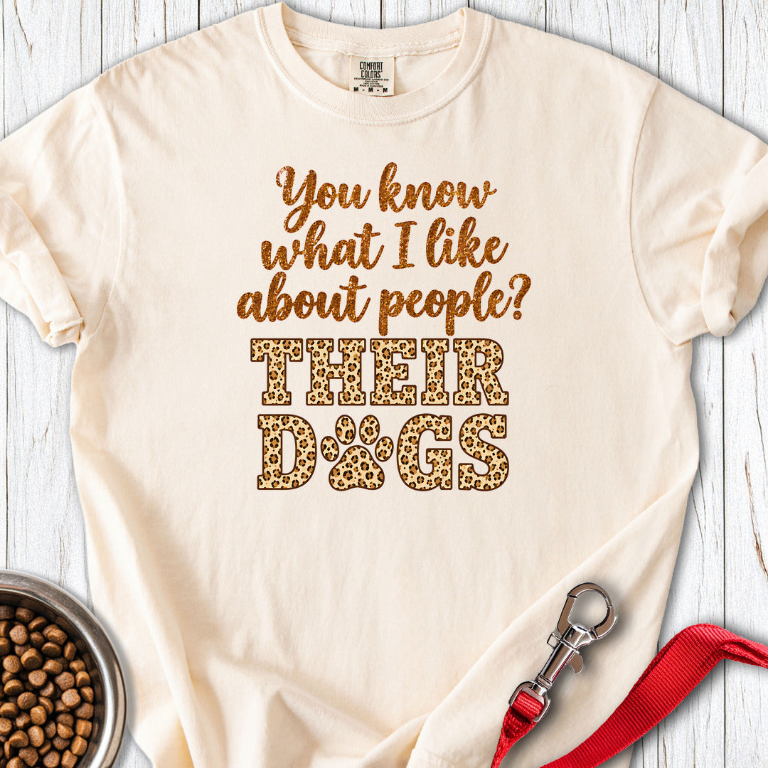 I Love Dogs Premium Tee Ivory