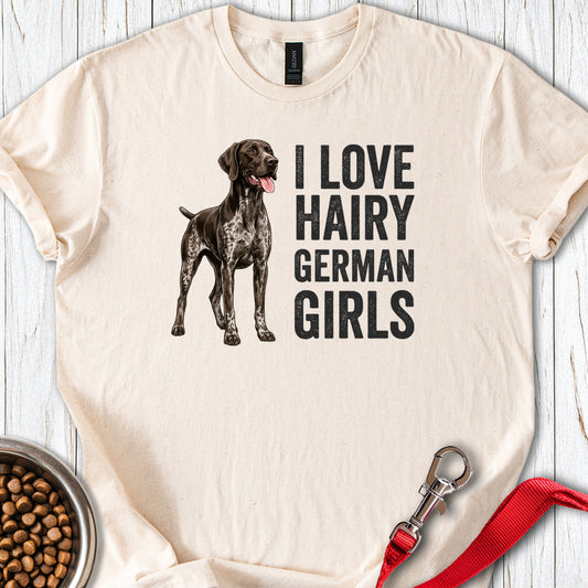 I Love Hairy German Girls Shorthaired Pointer Natural