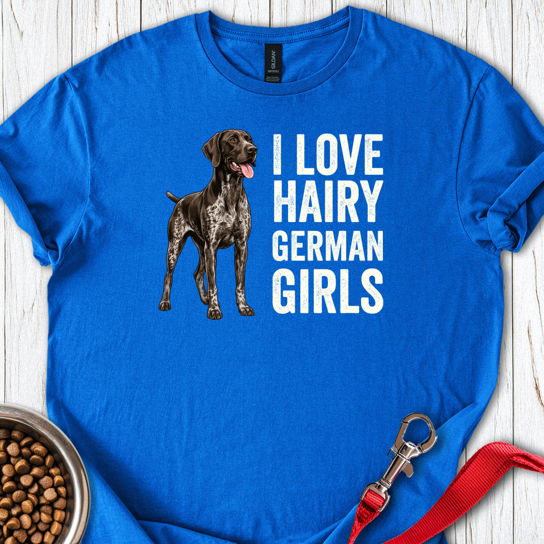 I Love Hairy German Girls Shorthaired Pointer Royal