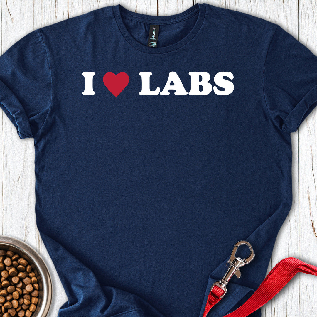 I Love Labs Navy
