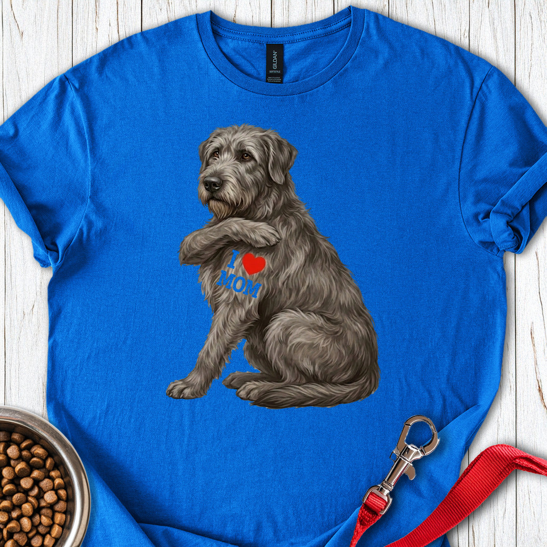 I Love Mom Irish Wolfhound Royal