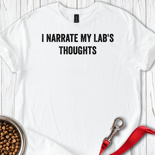 I Narrate My Lab's Thoughts White