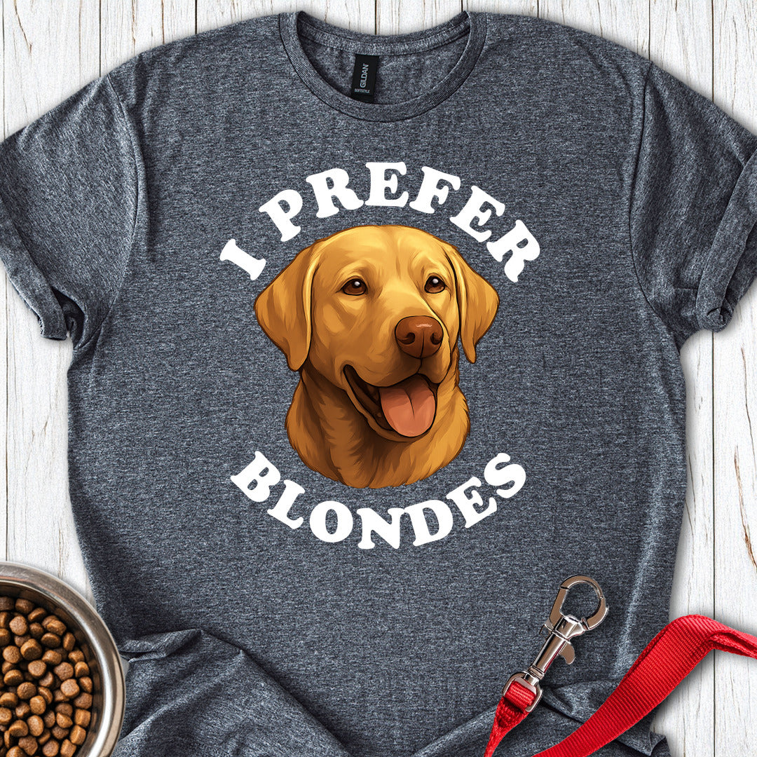 I Prefer Blondes Labrador Dark Heather