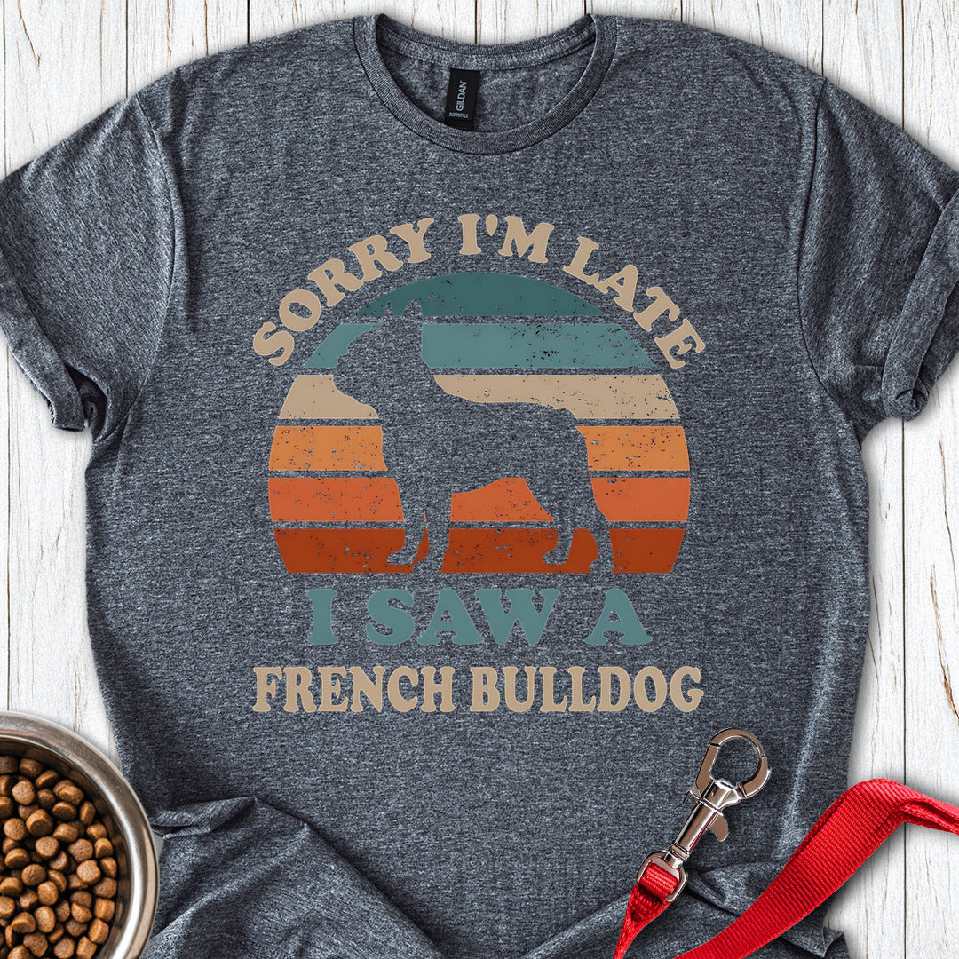 I Saw A French Bulldog Dark Heather