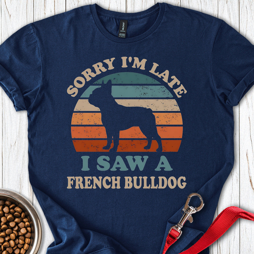 I Saw A French Bulldog Navy