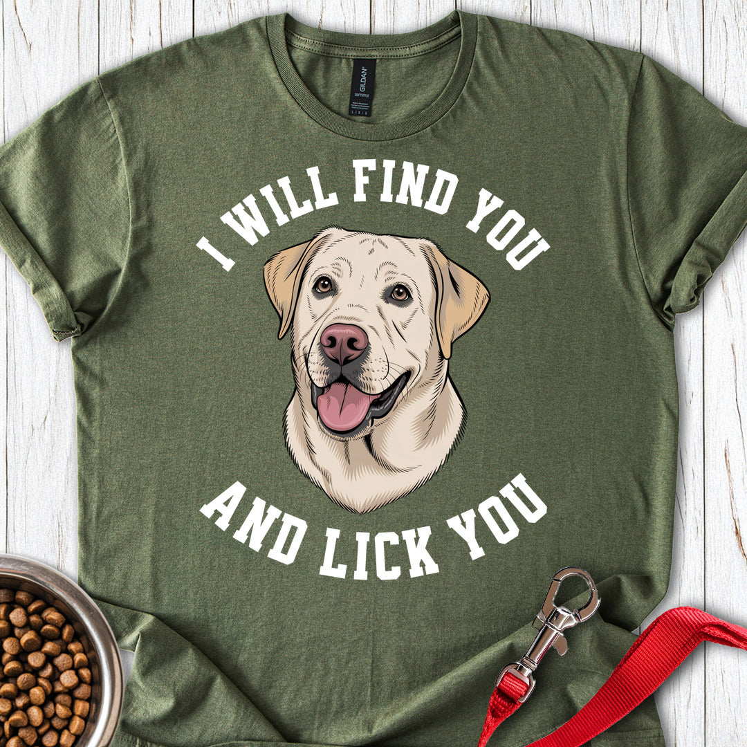 I Will Find You Labrador Military Green