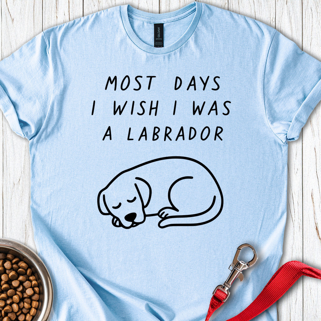 I Wish I Was a Labrador Light Blue