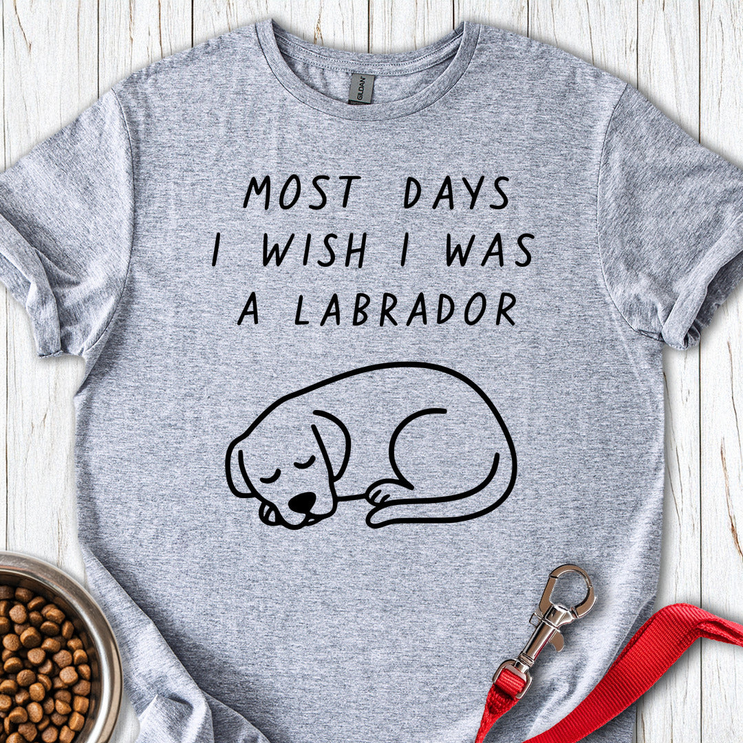 I Wish I Was a Labrador Sport Grey
