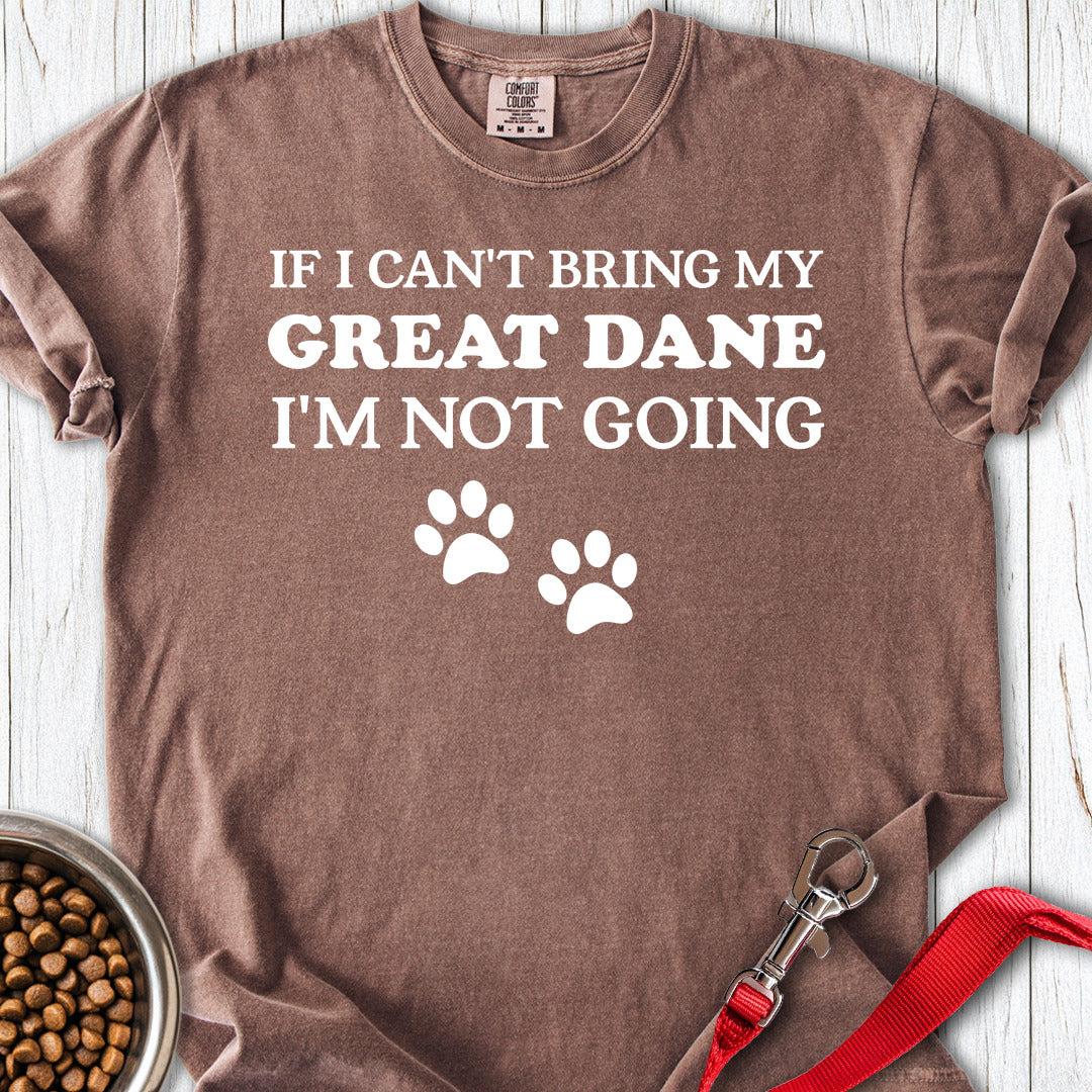 If I Can't Bring My Great Dane Premium Tee — Espresso
