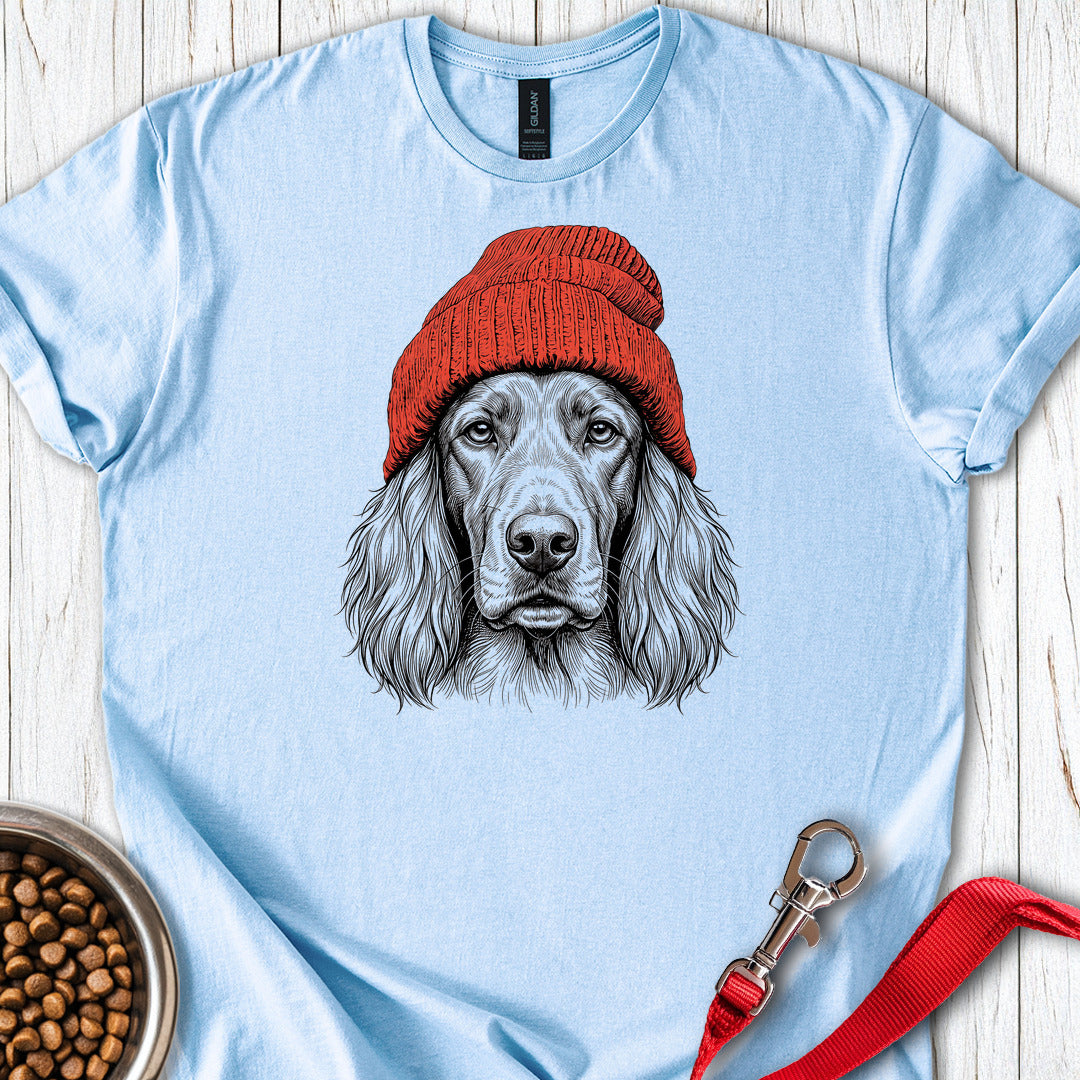 Irish Setter Beanie — Light Blue