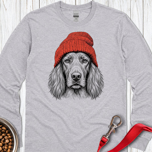Irish Setter Beanie Long Sleeve — Sport Grey