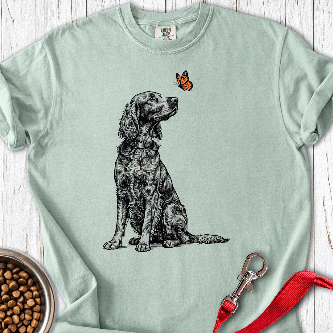 Irish Setter Butterfly Premium Tee — Bay