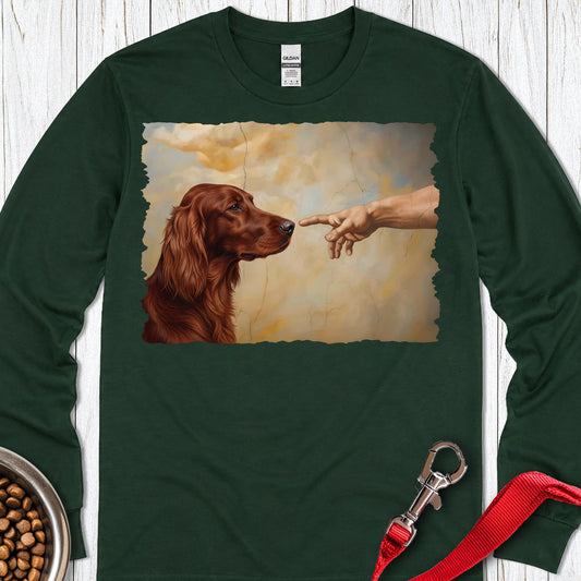 Irish Setter Creation Long Sleeve — Forest Green