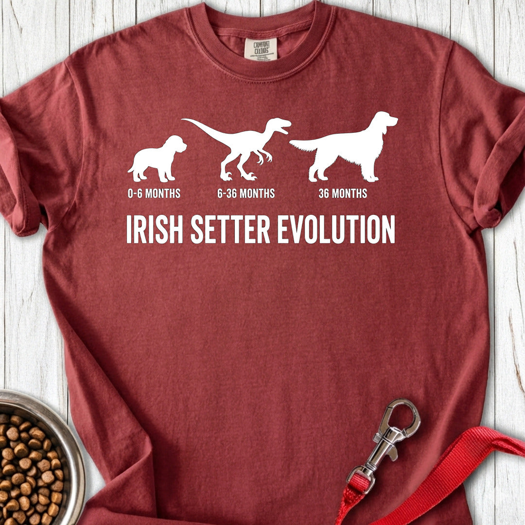 Irish Setter Evolution Premium Tee — Brick