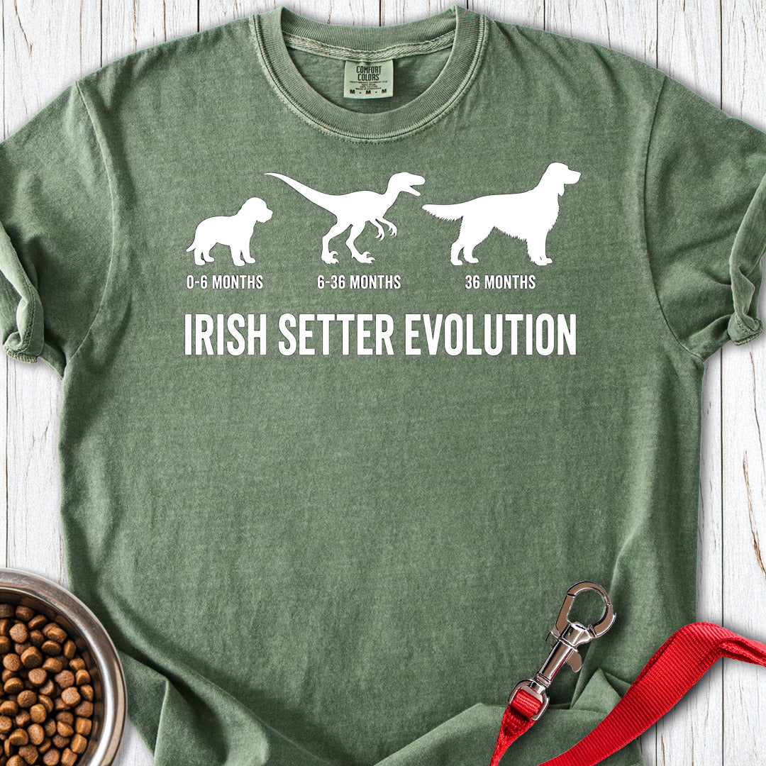 Irish Setter Evolution Premium Tee — Moss