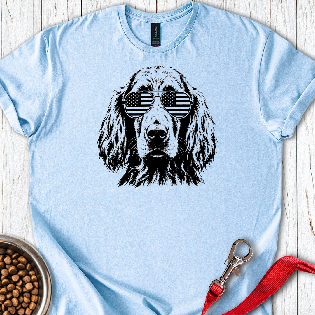 Irish Setter Flag Shades — Light Blue