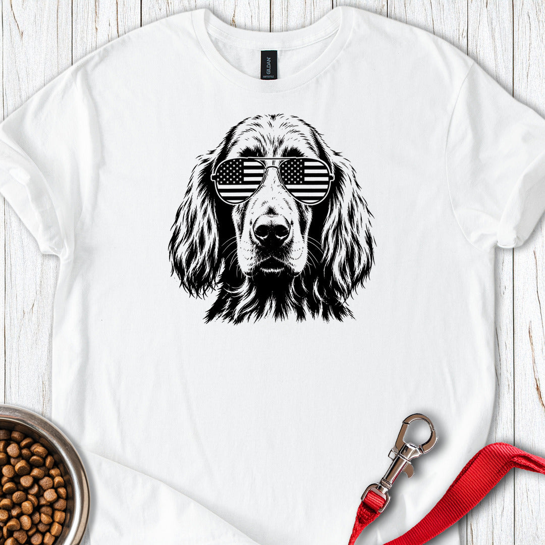 Irish Setter Flag Shades — White