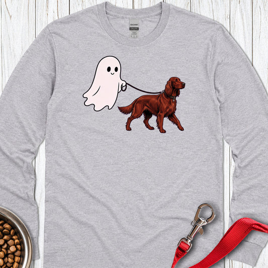 Irish Setter Ghost Walk Long Sleeve — Sport Grey