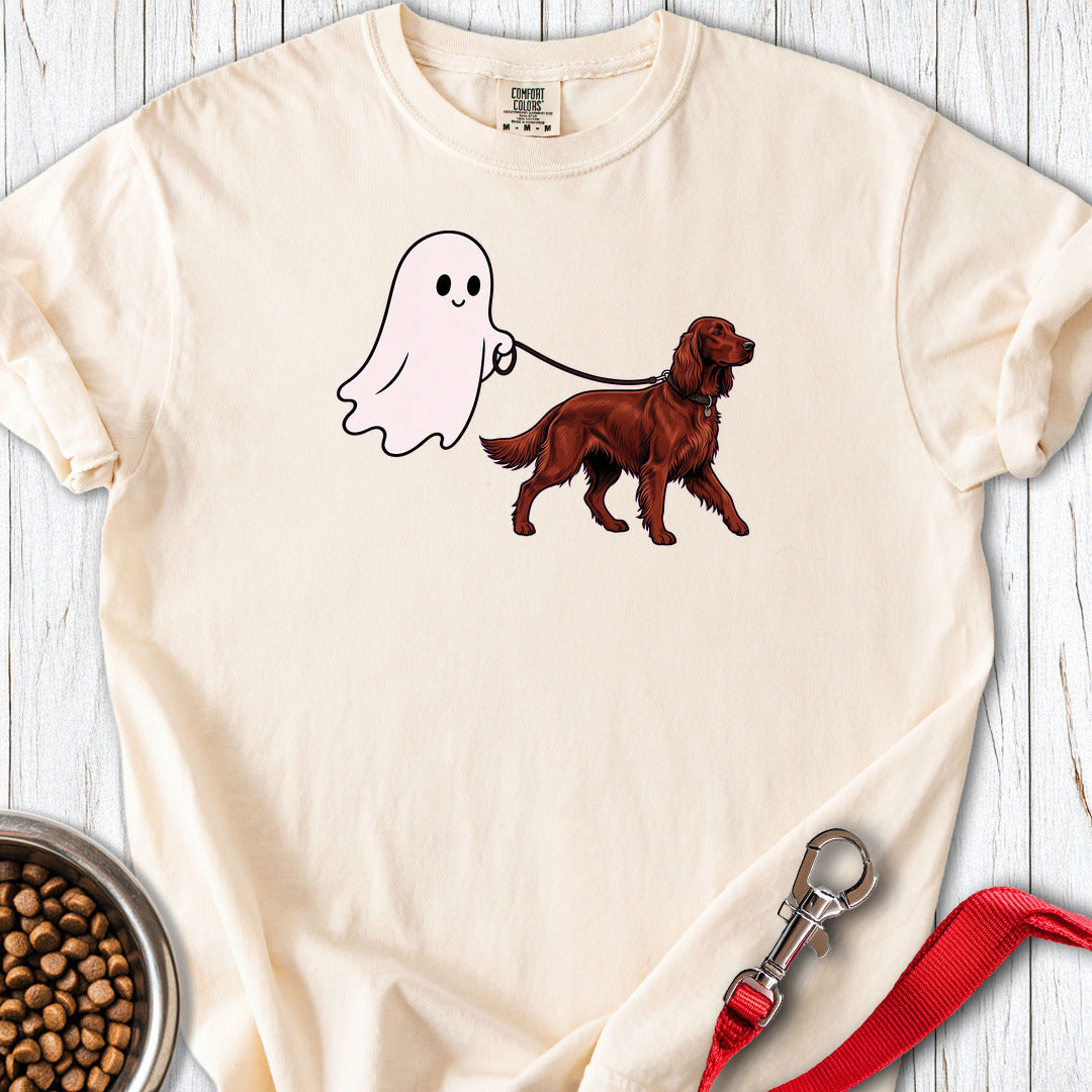 Irish Setter Ghost Walk Premium Tee — Ivory